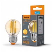 Лампа LED VIDEX Filament G45FA 4W E27 2200K бронза