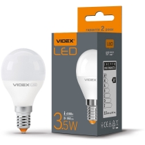 Лампа LED VIDEX  G45e 3.5W E14 4100K