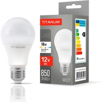Лампа LED TITANUM A60 12V 10W E27 4100K