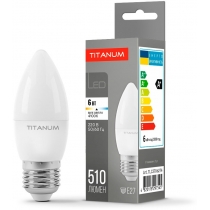 Лампа LED TITANUM C37 6W E27 4100K