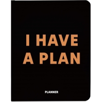 Блокнот для планування "I HAVE A PLAN" чорний