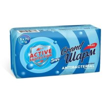 Мило туалетне ТМ Grand Шарм ANTIBACTERIAL  5*70г