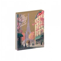 Блокнот А5/80 кл клей, білила YES Cityscapes in color крафт