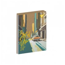 Блокнот А6/80 кл клей, белила YES Cityscapes in color крафт