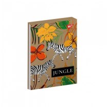 Блокнот А6/80 кл клей, белила YES Jungle крафт