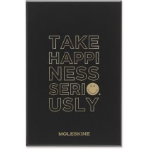 Записник Moleskine Smiley 13 х 21 см 176 сторінок у лінійку Канва в подарунковому боксі