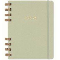 Щотижневик Moleskine 2023-2024 Spiral Академічний 19 х 25 см 200 сторінок Ківі