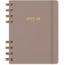 Щотижневик Moleskine 2023-2024 Spiral Академічний 19 х 25 см 200 сторінок Мигдальний