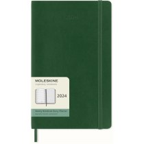 Щотижневик Moleskine 2024 13 х 21 см 144 сторінки Миртовий Зелений М’який