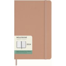 Щотижневик Moleskine 2024 13 х 21 см 144 сторінки Пісочний Коричневий