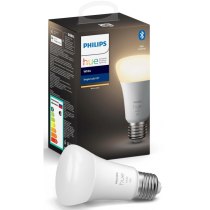 Лампа розумна Philips Hue E27, 9W(60Вт), 2700K, White, ZigBee, Bluetooth, димування