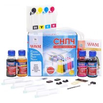 СНПЧ для Canon PIXMA MG3052 WWM  B/C/M/Y 4х100г IS.0126U