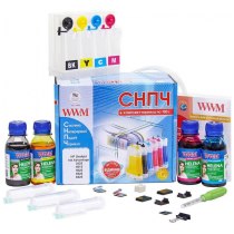 СНПЧ для HP DeskJet D1455 WWM  B/C/M/Y 4х100г IS.0405U