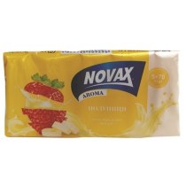 Мило туалетне тверде ТМ "NOVAX" "Aroma. Полуниця", 5х70