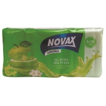 Мило туалетне тверде ТМ "NOVAX" "Aroma. Зелене Яблуко", 5х70