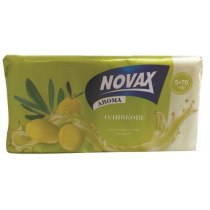 Мило туалетне тверде ТМ "NOVAX" "Aroma. Оливкове", 5х70