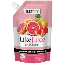 Крем-мило ELENSEE Грейпфрут та Протеїни шовку 450 мл (ДОЙ - ПАК)