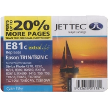 Картридж JetTec для Epson Stylus Photo R270/T50/TX650 аналог C13T08224A10/C13T11224A10 ( Картридж) C
