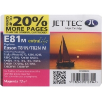 Картридж JetTec для Epson Stylus Photo R270/T50/TX650 аналог C13T08234A10/C13T11234A10 ( Картридж) M