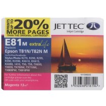 Картридж JetTec для Epson Stylus Photo R270/T50/TX650 аналог C13T08234A10/C13T11234A10 ( Картридж) M