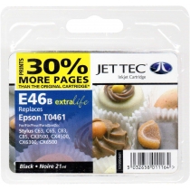 Картридж JetTec для Epson Stylus C63/C65/C83 аналог C13T04714A ( Картридж) Black (110E004601) повыше