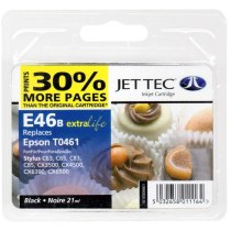 Картридж JetTec для Epson Stylus C63/C65/C83 аналог C13T04714A ( Картридж) Black (110E004601) повыше