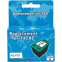 Картридж MicroJet для HP Officejet J5783/J6483 аналог HP №140XL ( Картридж) CB336HE Black (HC-F37L)