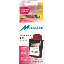 Картридж MicroJet для Lexmark CJ Z11/3200/7000 аналог №70 ( Картридж) 80D2957 Black (HL-70B)