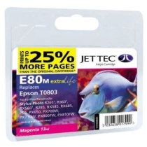 Картридж JetTec для Epson Stylus Photo P50/PX660/PX720WD аналог C13T08034010 ( Картридж) Magenta (11