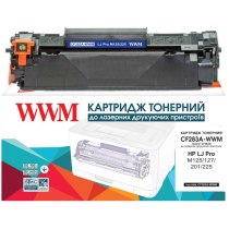 Картридж для HP LaserJet Pro M201n WWM 83A  Black CF283A-WWM