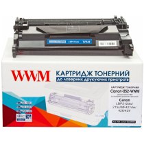 Картридж для Canon i-Sensys LBP-214dw WWM 52  Black Canon-052-WWM