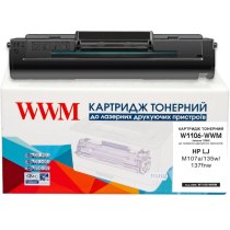 Картридж для HP 106A W1106A WWM 106A  Black W1106-WWM