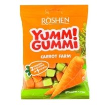 Желейні цукерки Yummi Gummi Carrots 70г