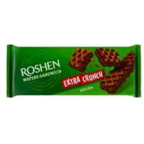 Вафлі Roshen Wafers Sandwich Crunch какао 142г