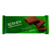 Вафлі Roshen Wafers Sandwich Thins какао 55г