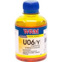Чорнило для HP 44 Yellow 51644Y WWM U06  Yellow 200г U06/Y
