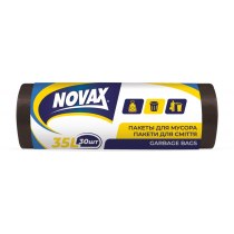 Пакети для сміття ТМ NOVAX 35 л 30 шт