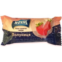 Мило туалетне тверде NOVAX Полуниця 60 г