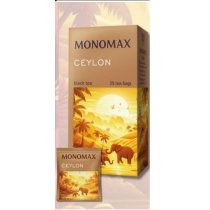 Чай черный пакетированный МОNОМАХ 100% Цейлон 25шт х 2г