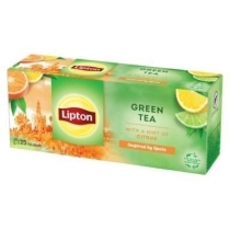Чай пакетований зелений Lipton citrus nat 25 пакетиків