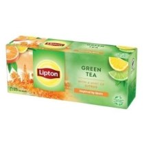 Чай пакетований зелений Lipton citrus nat 25 пакетиків