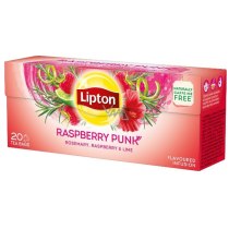 Чай пакетований чорний Lipton raspberry 20 пакетиків