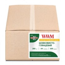 Фотопапір WWM шовковисто-глянсовий 260г/м кв, A4, 500арк (SG260.500)