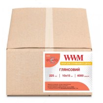 Фотопапір WWM Глянсовий 225Г/м кв, 10см x 15см, 4000л (G225.F4000/C)