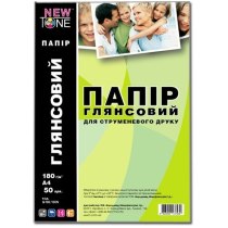 Фотопапір NewTone Глянсовий 180Г/м кв, A4, 50л (G180.50N)