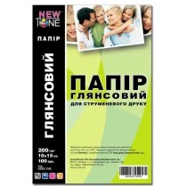 Фотопапір NewTone Глянсовий 200Г/м кв, 10см x 15см, 100л (G200.F100N)