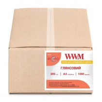 Фотопапір WWM Глянсовий 200Г/м кв, A4, 1000л (G200.1000)