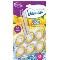 Брусок туалетний ТМ KOLORADO Roll Aroma , CRISTAL LEMON, DUOPACK