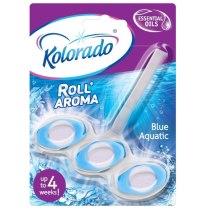 Брусок туалетний ТМ KOLORADO Roll Aroma , BLUE AQUATIC