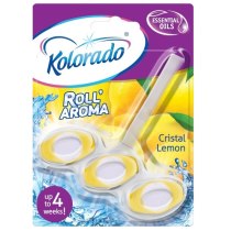 Брусок туалетний ТМ KOLORADO Roll Aroma , CRISTAL LEMON